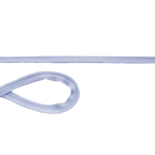 Baumwoll Jersey Paspelband Breite 10 mm Hellblau
